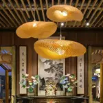 Classic Bamboo Chandelier Handmade Rattan Pendant Light