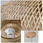 Classic Bamboo Chandelier Handmade Rattan Pendant Light
