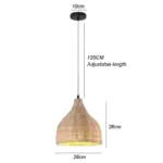 Classic Bamboo Chandelier Handmade Rattan Pendant Light