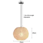 Classic Bamboo Chandelier Handmade Rattan Pendant Light