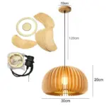 Classic Bamboo Chandelier Handmade Rattan Pendant Light