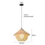 Classic Bamboo Chandelier Handmade Rattan Pendant Light