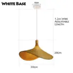 Classic Bamboo Chandelier Handmade Rattan Pendant Light