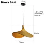 Classic Bamboo Chandelier Handmade Rattan Pendant Light