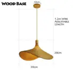 Classic Bamboo Chandelier Handmade Rattan Pendant Light