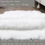 Classic_Color_Red_Black_Plush_Rugs_Long_Hair_Carpet_Mat_Floor_Living_Room_-_-4159020 Classic Color Red Black Plush Rugs Long Hair Carpet Mat Floor Living Room
