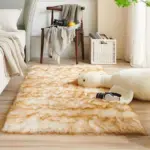 Classic_Color_Red_Black_Plush_Rugs_Long_Hair_Carpet_Mat_Floor_Living_Room_-_-4159066 Classic Color Red Black Plush Rugs Long Hair Carpet Mat Floor Living Room