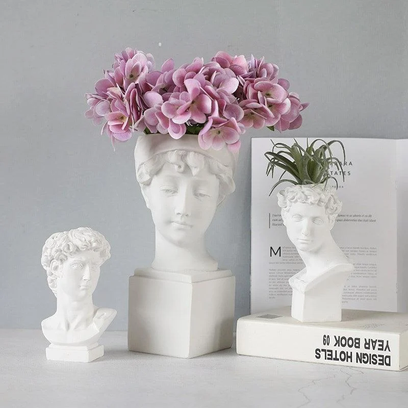 Classic Face Flower Vase -  - #tag1#