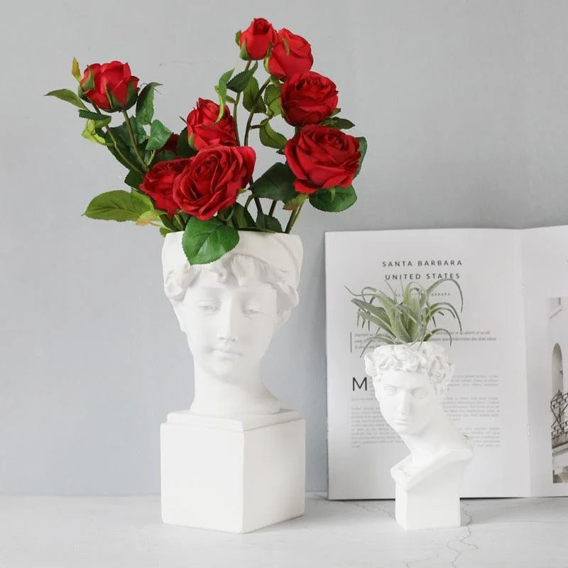Classic Face Flower Vase -  - #tag1#