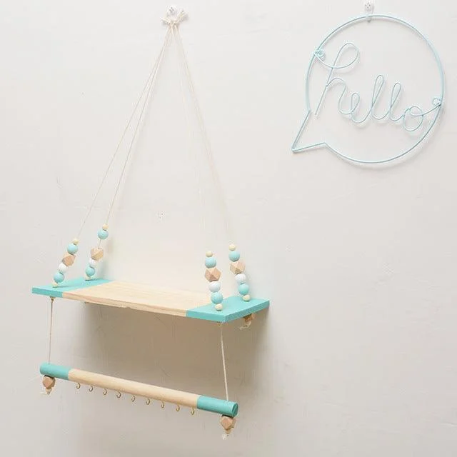 Classic Hanging Kids Wall Shelf -  - #tag1#