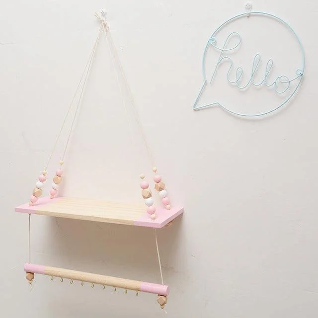 Classic Hanging Kids Wall Shelf -  - #tag1#