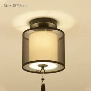 Classic Japanese LED Warm Ceiling Lamp