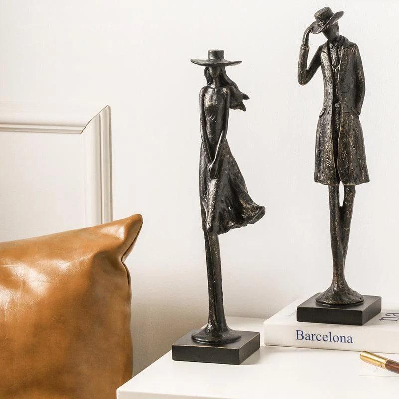 Classic Lady and Gentleman Sculpture -  - #tag1#
