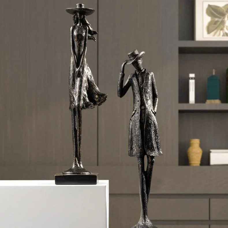 Classic Lady and Gentleman Sculpture -  - #tag1#