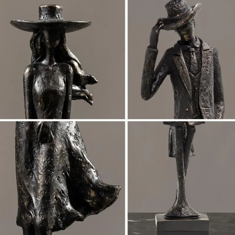 Classic Lady and Gentleman Sculpture tag1