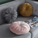Classic_Round_Velvet_Seat_Cushion_-_-_tag1_-4178059 Classic Round Velvet Seat Cushion tag1