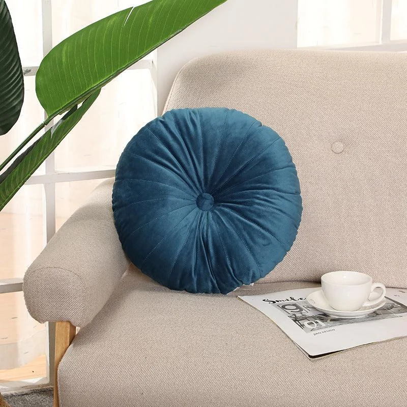 Classic Round Velvet Seat Cushion -  - #tag1#