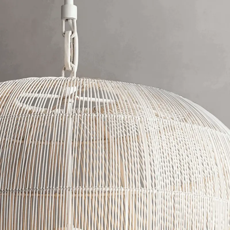 Classic Simple Rattan Pendant Lamp tag1