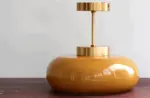 Classic Yellow Vintage Ceiling Light Retro Semi Flush Mount Lights tag1