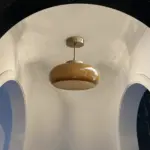 Classic Yellow Vintage Ceiling Light Retro Semi Flush Mount Lights tag1