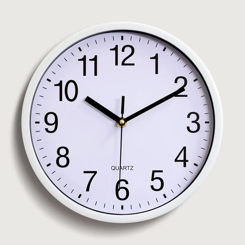 Classroom Nursery Silent Wall Clock 10 Inches - 