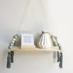 Claudia Twine Wooden Wall Shelf Rack tag1