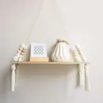 Claudia Twine Wooden Wall Shelf Rack tag1