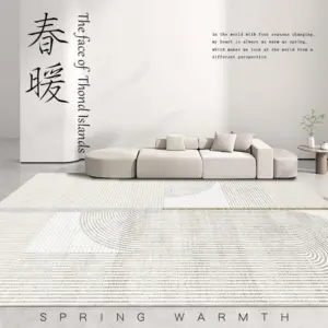 Clean Japanese Style Carpet Living Room Rug Decoration Bedroom Fluffy Plush for Sofa