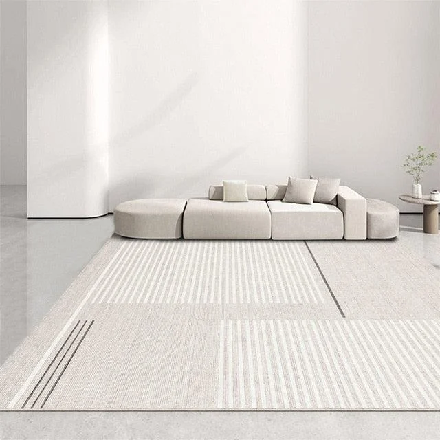 Clean Japanese Style Carpet Living Room Rug Decoration Bedroom Fluffy Plush for Sofa -