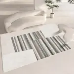 Clean Japanese Style Carpet Living Room Rug Decoration Bedroom Fluffy Plush for Sofa