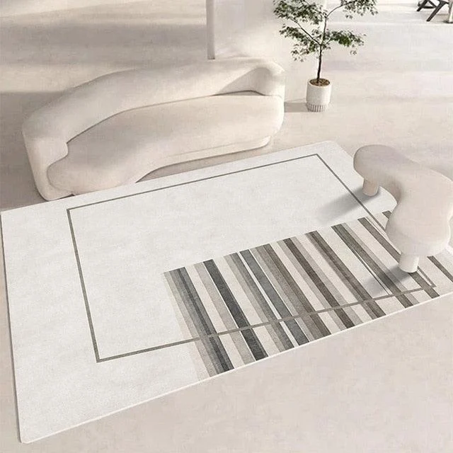 Clean Japanese Style Carpet Living Room Rug Decoration Bedroom Fluffy Plush for Sofa -