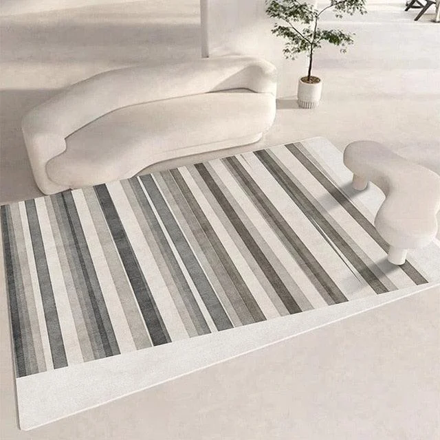 Clean Japanese Style Carpet Living Room Rug Decoration Bedroom Fluffy Plush for Sofa -