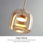 ClearAura Minimalist Glass Lamp tag1