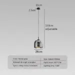 ClearAura Minimalist Glass Lamp tag1