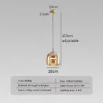 ClearAura Minimalist Glass Lamp tag1