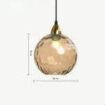 ClearBall Glass Ball Pendant Lamp tag1