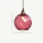 ClearBall Glass Ball Pendant Lamp tag1
