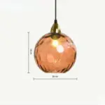 ClearBall Glass Ball Pendant Lamp tag1