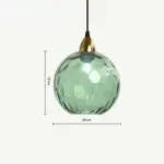 ClearBall Glass Ball Pendant Lamp tag1