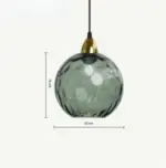 ClearBall Glass Ball Pendant Lamp tag1