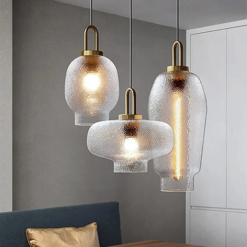 Clear Frosted Glass Pendant Lamp for Kitchen -  - #tag1#