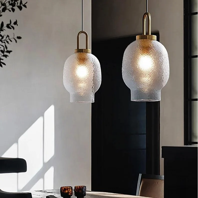 Clear Frosted Glass Pendant Lamp for Kitchen -  - #tag1#