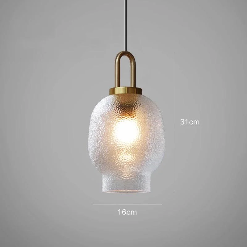 Clear Frosted Glass Pendant Lamp for Kitchen -  - #tag1#