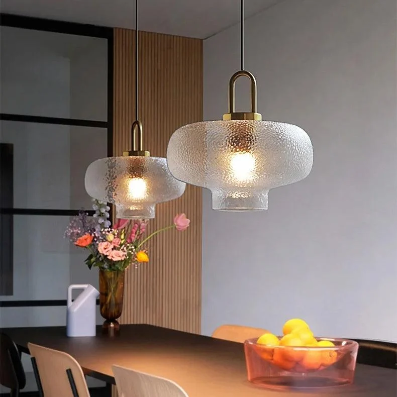 Clear Frosted Glass Pendant Lamp for Kitchen -  - #tag1#