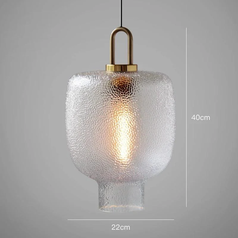 Clear Frosted Glass Pendant Lamp for Kitchen -  - #tag1#