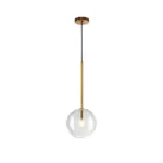 Clear Glass Ball Pendant Lamp tag1