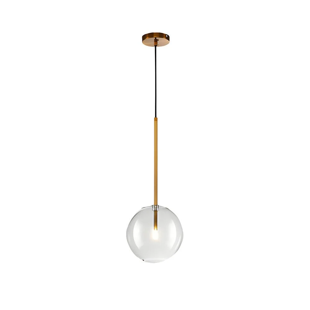 Clear Glass Ball Pendant Lamp -  - #tag1#