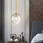 Clear Glass Ball Pendant Lamp tag1