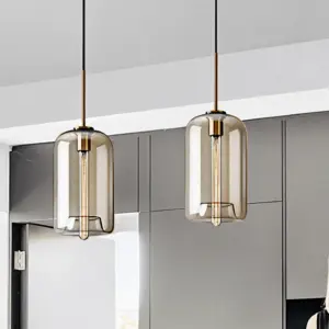 Clear Pearl Pendant Light - Industrial Loft Glass Ceiling Light