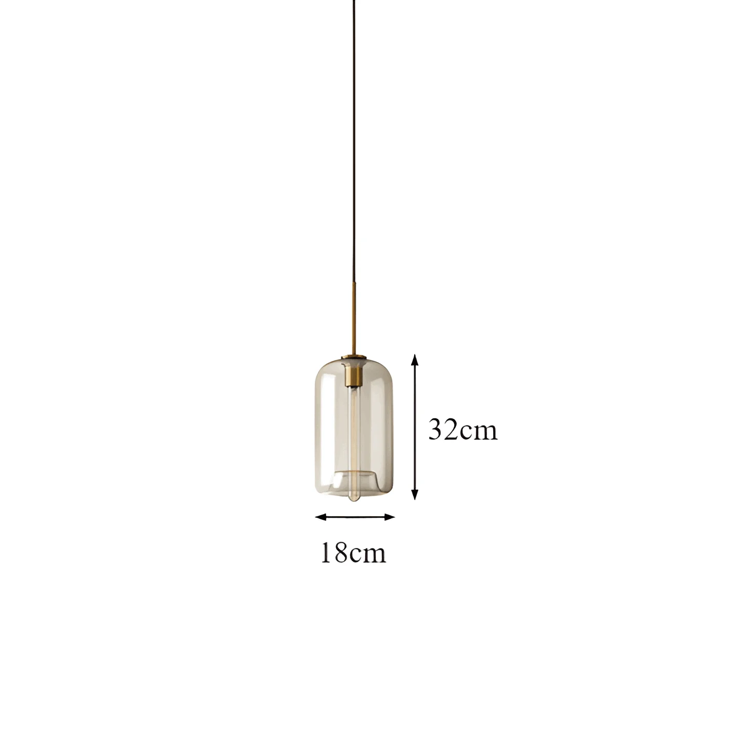 Clear Pearl Pendant Light - Industrial Loft Glass Ceiling Light -  - #tag1#